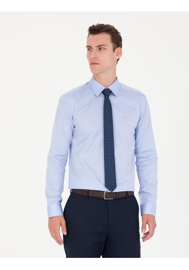 Pierre Cardin Erkek Koyu Mavi Basic Gömlek 50277147-vr032 Koyu Mavi