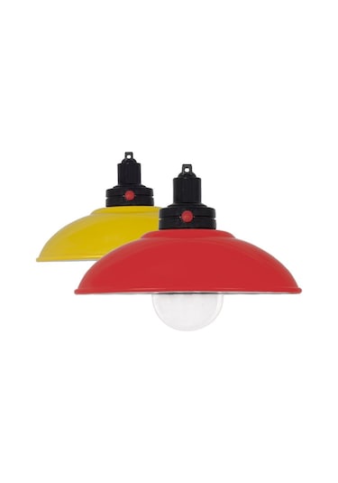 Powermaster Retro Görünümlü Cob Led Aplik Lamba Kırmızı