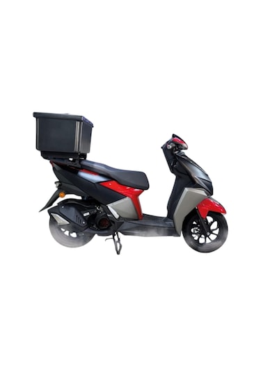 Tvs Ntorq 125 Kurye Çanta Demiri Tekerli Kayar Sistem Mat Siyah