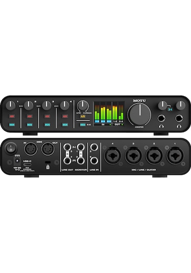 Motu M6 | 6-giriş/4-çıkış 24bit/192kHz USB-C (Type C) Ses Kartı