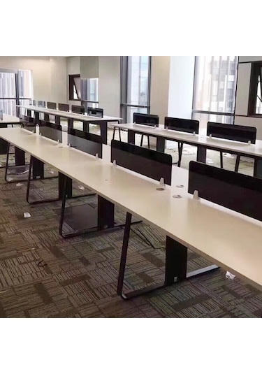 Sones Düz Şekil Alüminyum Alaşımlı Ofis Masaüstü Ekran Sabitleme Klipsi Bölme Klipsi Gümüş