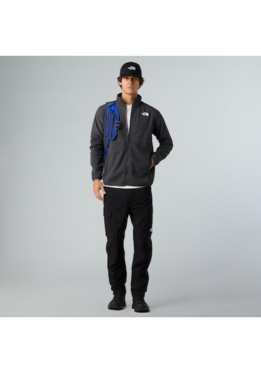 The North Face M Glacier Heavyweight Full Zip Erkek Polar-30495 Koyu Gri