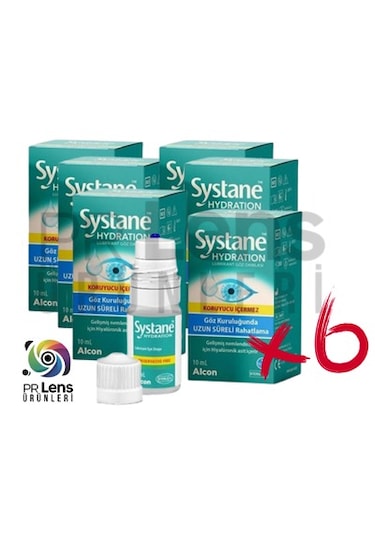 Alcon Systane Hydration Lubrikant Göz Damlası 10 Ml - 6 Adet