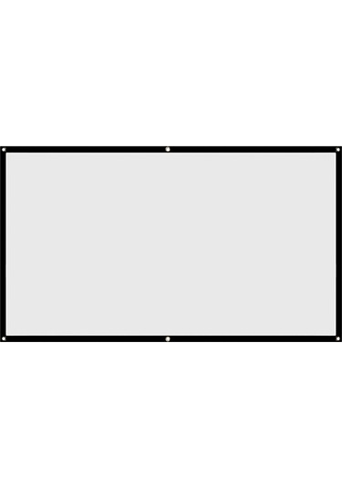 Yaozixa 100 İnç 16:9 Portable Katlanabilir Projeksiyon Ekranı - Kırık Olmayan Polyester Malzeme, Dışarıda Ve Ev Sineması İçin Yüksek Kaliteli Görüntü