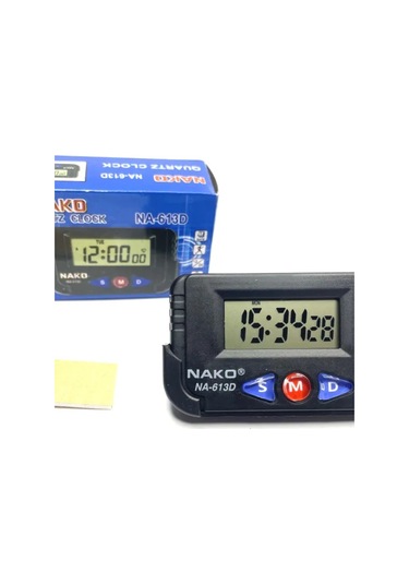 Lemestar Araç İçin Çok Fonksiyonlu Dijital Saat - Alarm, Takvim Ve Kronometre