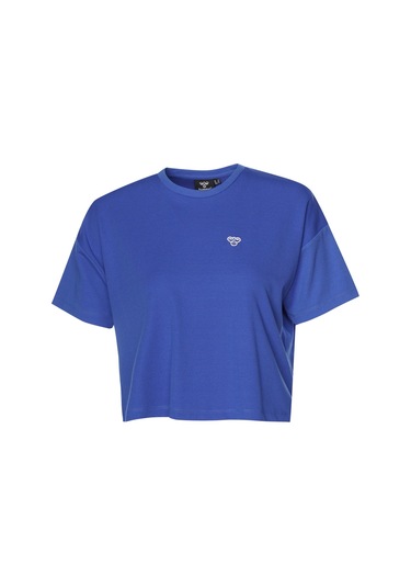 Hummel Cape T-shırt S/s Kadın Kısa Kol T-shırt Mavi Mavi