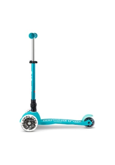 Mini Micro Scooter - Deluxe Foldable LED Aqua