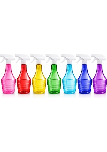 Çok Amaçlı Fısfıs Çiçek Sulama Şeffaf Su Sprey Şişesi 500 Ml