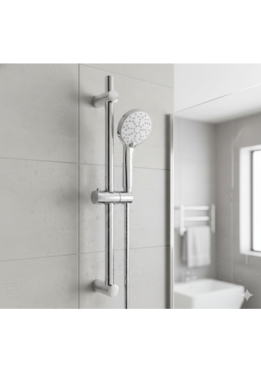 Eczacıbaşı Punto 201 Sürgülü 3f El Duşu Seti Krom A45939 Krom Krom