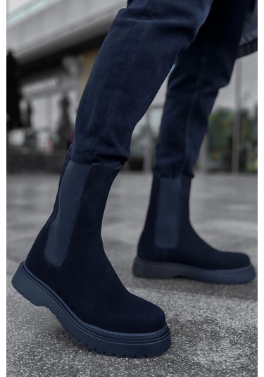 Ch223 Srt Alaska Süet Erkek Bot Sıyah Çok Renkli