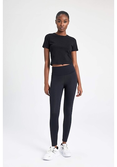 DeFactoFit Bel Şekillendirici Sporcu Tayt B4046AX23AUBK81