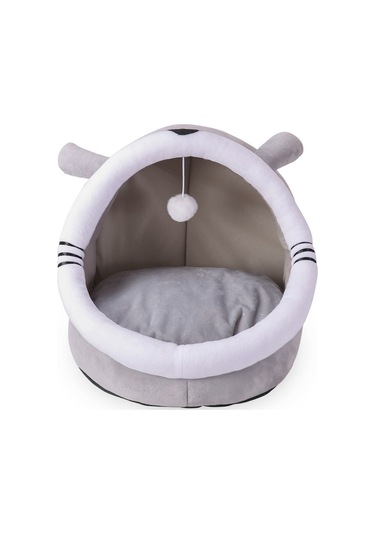 Mufunye Kedi Mağarası Evcil Hayvan İçin Yatağı İdeal Ve Konforlu