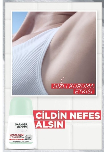 Garnier Mineral Magnezyum Ultra Kuru Roll-On Kadın Deodorant Seti
