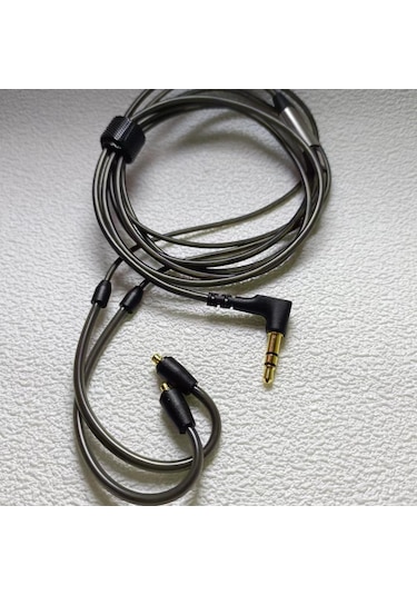 Ie900 Mmcx Arayüz Kulaklık Kablosu - Bükülmüş Fişli Yedek Ses Onarım Hattı