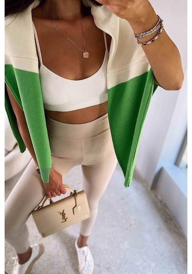 Kadın Yüksek Bel Içi Şardonlu Fırsat Ürün Toparlayıcı Tayt Karışık