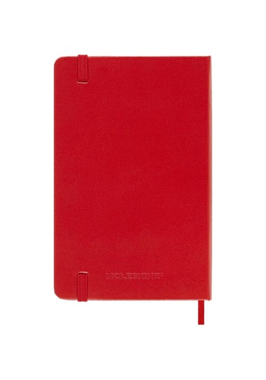 Moleskine Çizgisiz Kırmızı Defter Cep Boy Sert Kapak