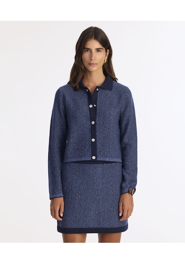 Yargıcı Düz Normal Bel Etek 25kket4027x 021 Mavi