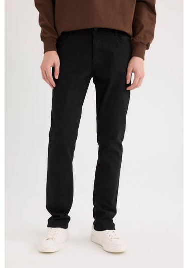 Defacto Pedro Slim Fit Solmayan Renk Siyah Erkek Jean Pantolon S2711az/nm40 Siyah