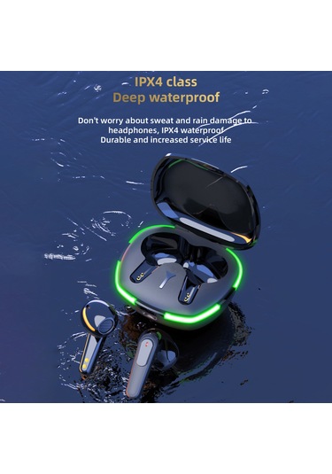 Pro60 Kablosuz Kulak İçi Kulaklık Bt Kulaklıklar Müzik Oyun Arama İçin Spor Kulaklıkları İos Android İle Uyumlu