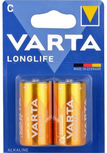 Varta 4114 Longlife Orta Boy C Pil 2'li