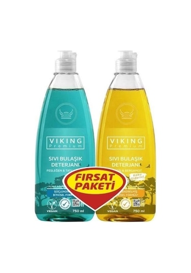 Viking Sıvı Elde Bulaşık Deterjanı 2 x 750 ML
