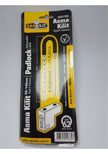 Şah Kilit Ayarlı Asma Kilit 55 145 MM
