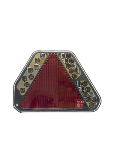 12v Stop Lambası Üçgenli Ledli Fren-park-sinyal-geri Vites 200 145 40 Mm Sağ E9