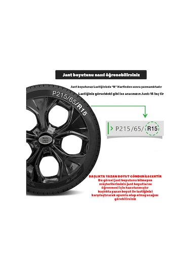 Fiat Palio 13'' Inc Uyumlu Takım Jant Kapağı Tnc012