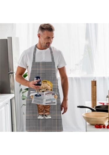 Gazeteci Teddy Mutfak Önlüğü Uluslararası Yıkama Ve Solmama Sertifikasına Sahiptir. Çok Renkli
