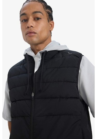 Defacto Defactofit Slim Fit Dar Kesim Su Geçirmez Fermuarlı Şişme Yelek E9215ax25aubk81 Siyah Defacto Defactofit Slim Fit Dar Kesim Su Geçirmez Fermuarlı Şişme Yelek E9215ax25aubk81 Siyah