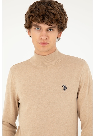 U.s. Polo Assn. Erkek Kum Melanj Kazak /triko 50293499-vr123 Kum Melanj