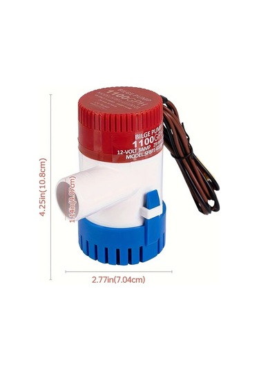 Motion003 24v Sessiz Dalgıç Drenaj Pompası 12v/24v 1100gph Gölet Havuz Spa Tekne Karavan İ