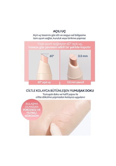 Peripera Mood Fit Pencil Concealer 001Cover Salmon