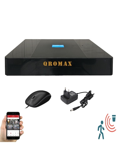 4 Kameralı Hareket Algılayan Gece Renkli Fullhd Kamera Seti 784w