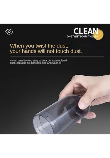 Elmpaly Üçü Bir Arada Yüksek Güçlü Kablosuz Sku Ev Ve Araç Şarjlı Süpürge Toz Temizleyici Uzun Ömürlü