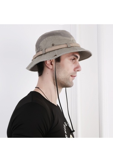 Unisex Güneşten Koruyucu Şapka, Nefes Alabilen Kumaş, Hızlı Kuruma Özelliği, Rahat Ve Hafif Tasarım Yeşil