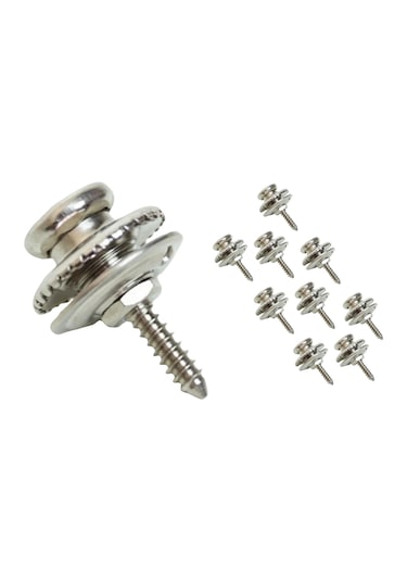 Owoz Marka 10'lu Nikel Kaplı Branda Çıtçıtı Takım Tenax