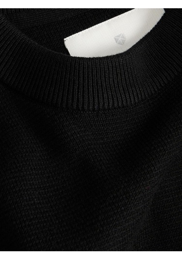 Jprblamılano Stıtch Knıt Crew Neck Sn Black Black