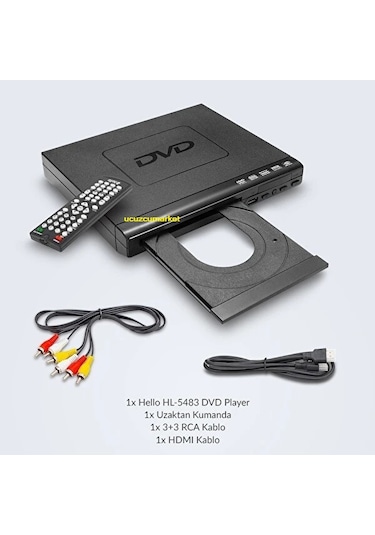 Dvd Player Usb-hdmı Kumandalı Hd Dvd/dıvx Player
