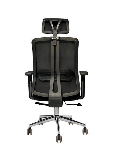 Hunt Mobilya Zapal Siyah Fileli Ofis Makam Koltuğu