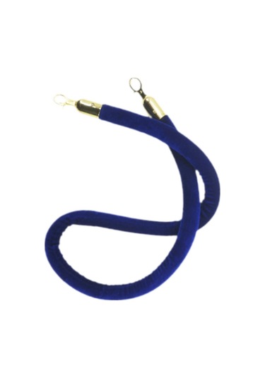 Suntek 59 Inç Kalabalık Kontrol Bariyer Halatı Şık, Kuyruk Altın Çırpı Kancası