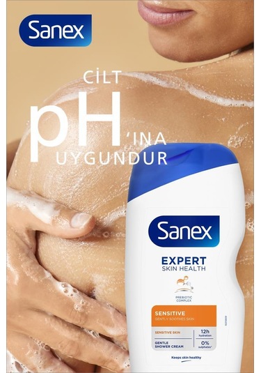 Sanex Expert Sensitive Hassas Ciltler İçin Duş Jeli 400 ML