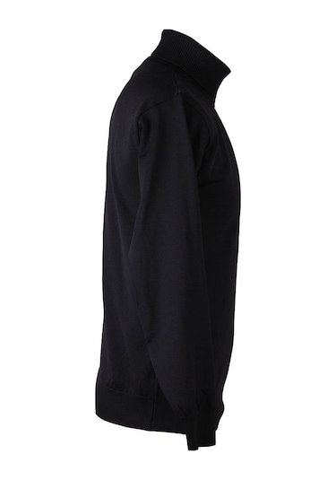 Trender Tam Balıkçı Siyah Erkek Kazak Ysn03 Siyah