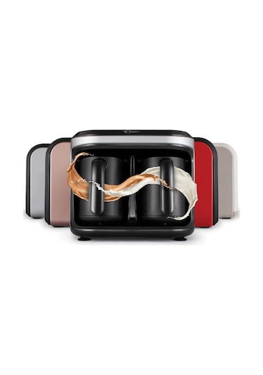 Karaca Hatır Hüps Duet 10 Fincan Kapasiteli Bol Köpüklü Türk Kahve Makinesi