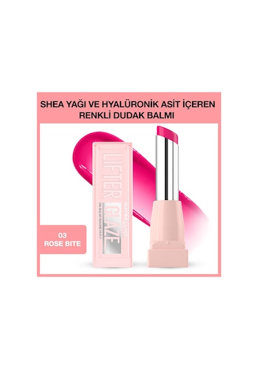 Maybelline New York Lifter Glaze Renkli Dudak Balmı 003 Rose Bite