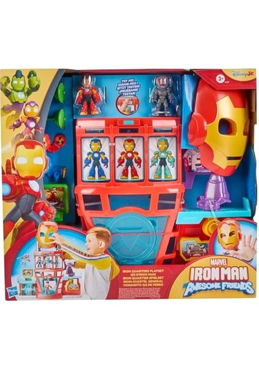 Marvel Iron Man And His Awesome Friends Iron Quarters Oyun Seti G1259