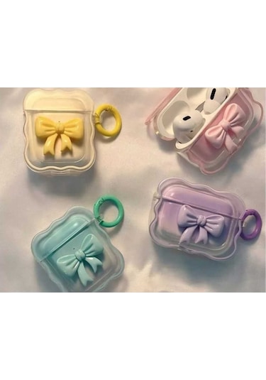 İphone Pro/pro2 Nesil Uyumlu Koruyucu Bluetooth Kulaklık Kılıfı Figürlü Fiyonk T Airpods Pro/pro2 Nesil