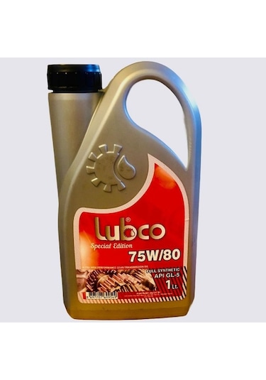 Lubco 75W-80 Şanzıman Mekanik Dişli Yağı 1 L