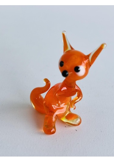 El Yapımı Murano Cam Sincap Biblo A16-04