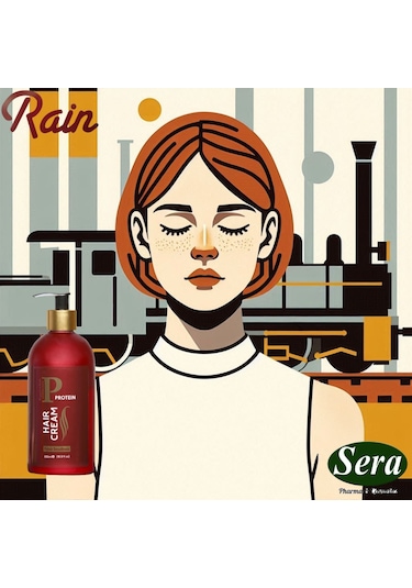 Rain Keratin + Protein Saç Kremi 2 x 500 ML + Protein & Argan Saç Kremi 800 ML